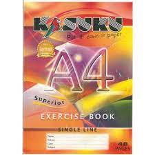 A4 KASUKU EXERCISE BOOK